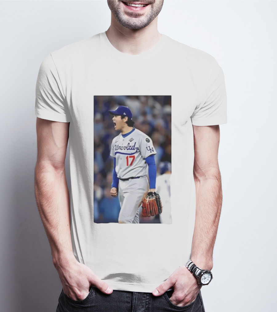 Shohei Ohtani Uncoded LA Player Number 17 T-Shirt