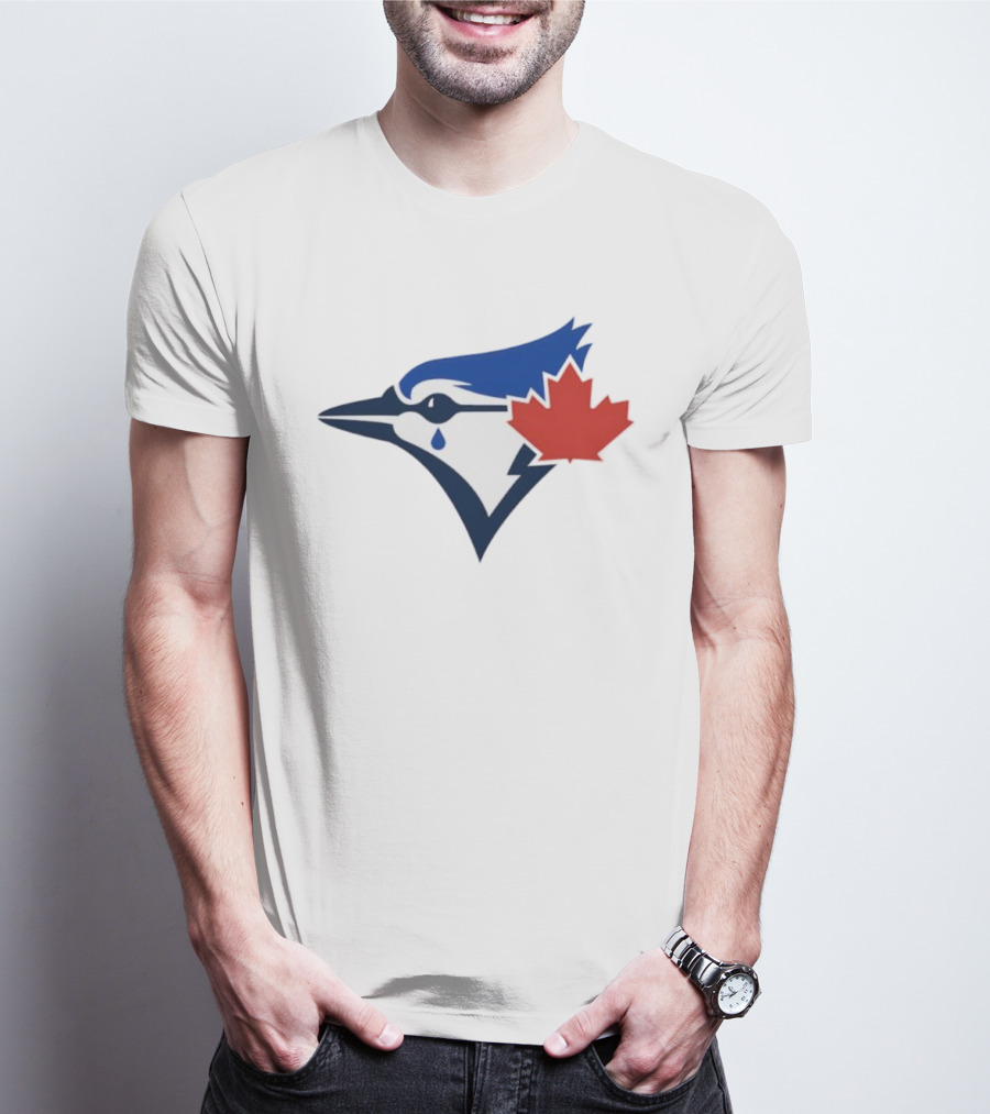 Toronto Blue Jays Maple Leaf Logo With Tear Drop T-Shirt
