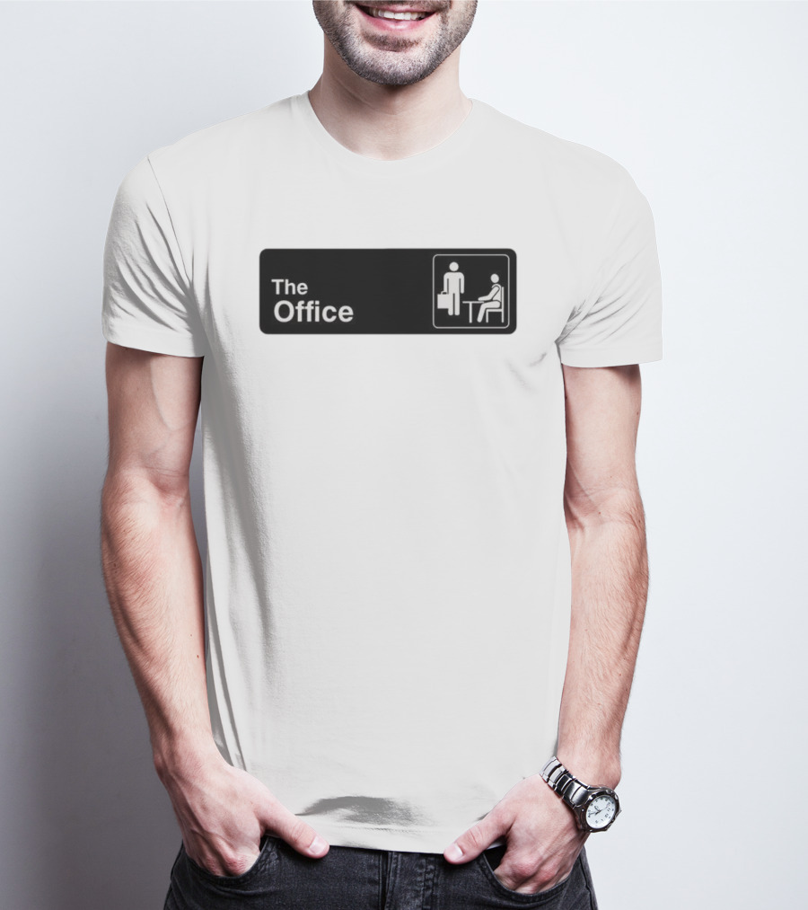 The Office Black And White Iconic Symbol Design T-Shirt