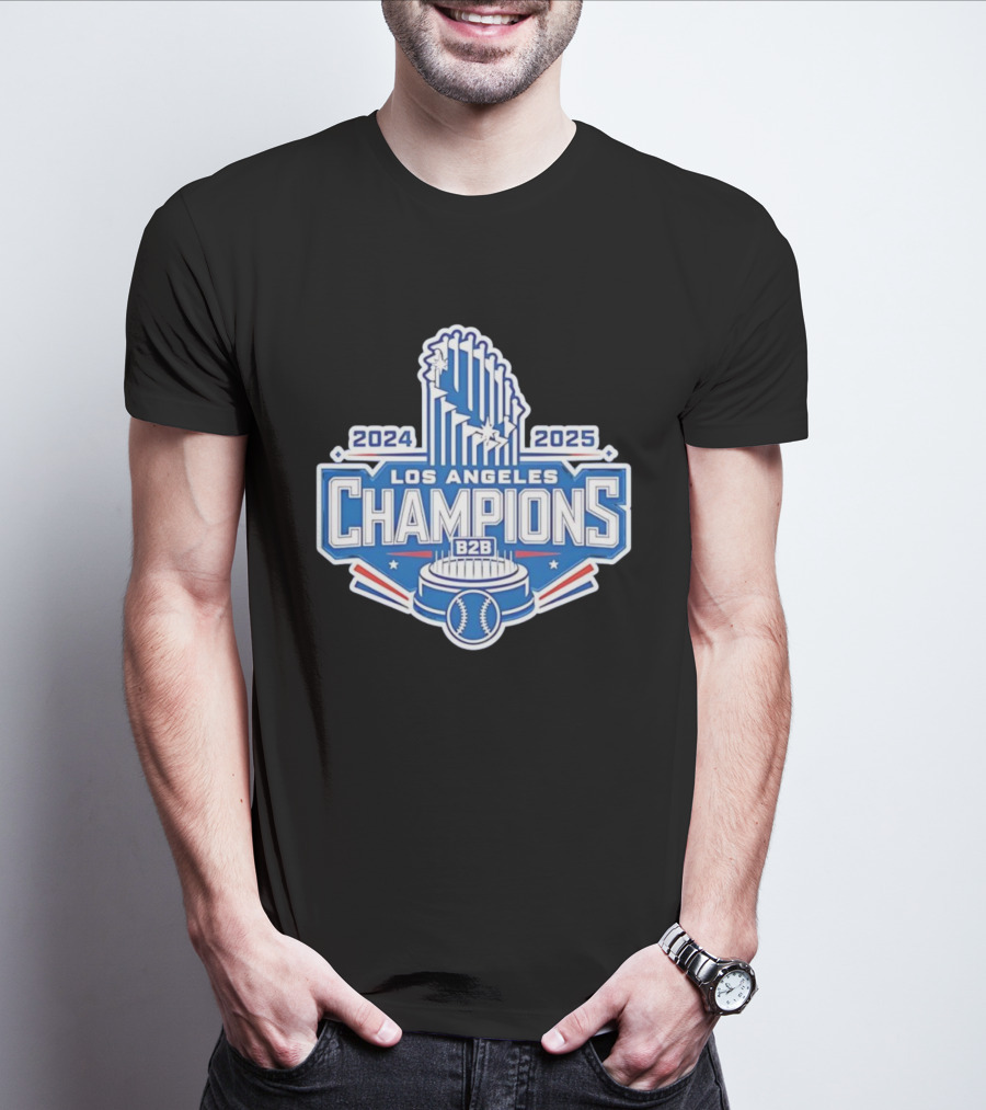 2024 2025 Los Angeles B2B Champions Baseball Cup T-Shirt