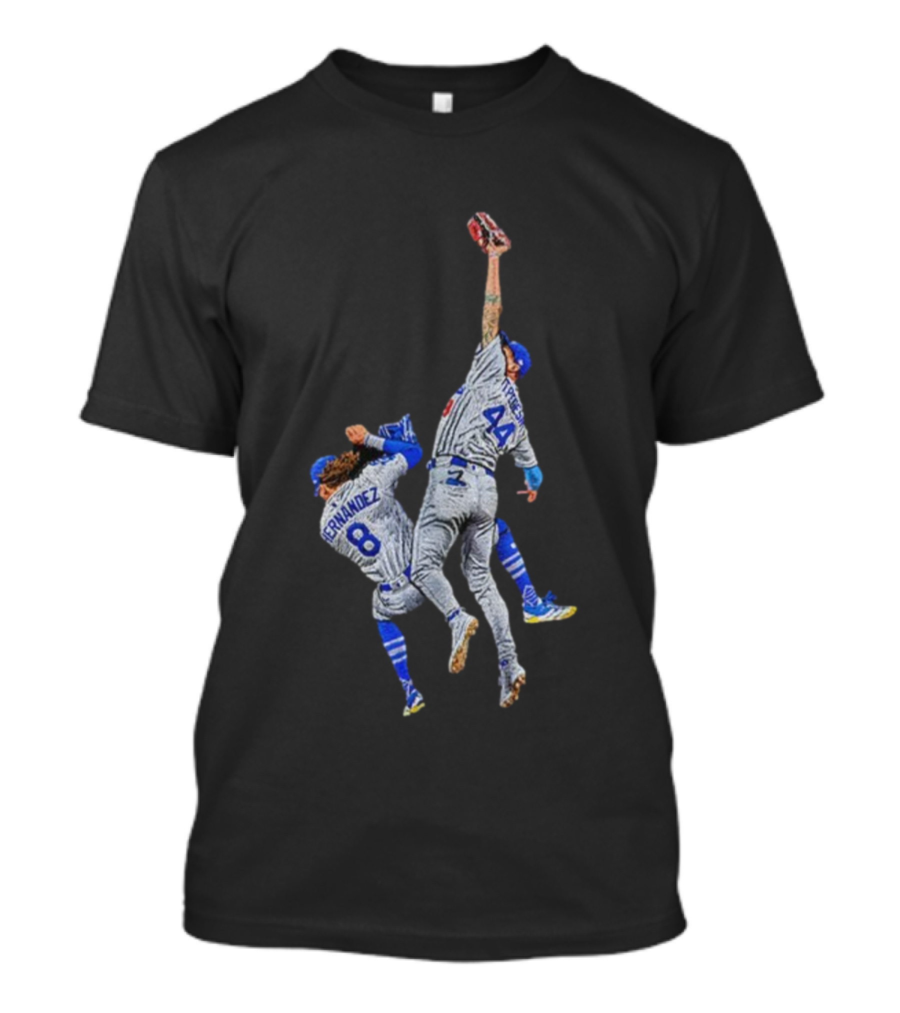Kike Hernandez Vs Andy Pages The Catch Dodgers 2025 World Series Champions T-Shirt