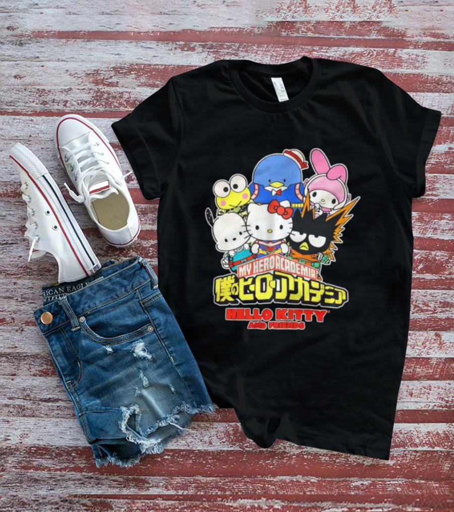 My Hero Academia Boku No Hiro Akademia Hello Kitty And Friends T-Shirt