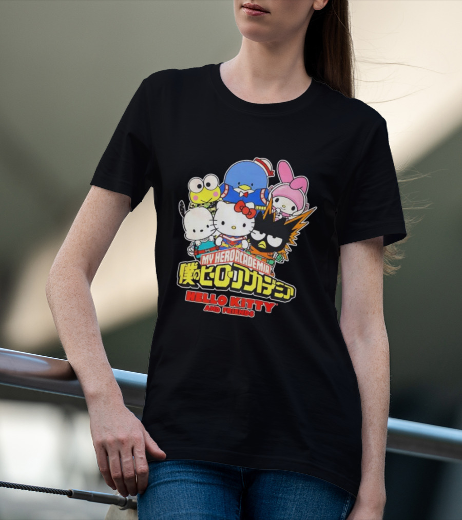 My Hero Academia Boku No Hiro Akademia Hello Kitty And Friends T-Shirt