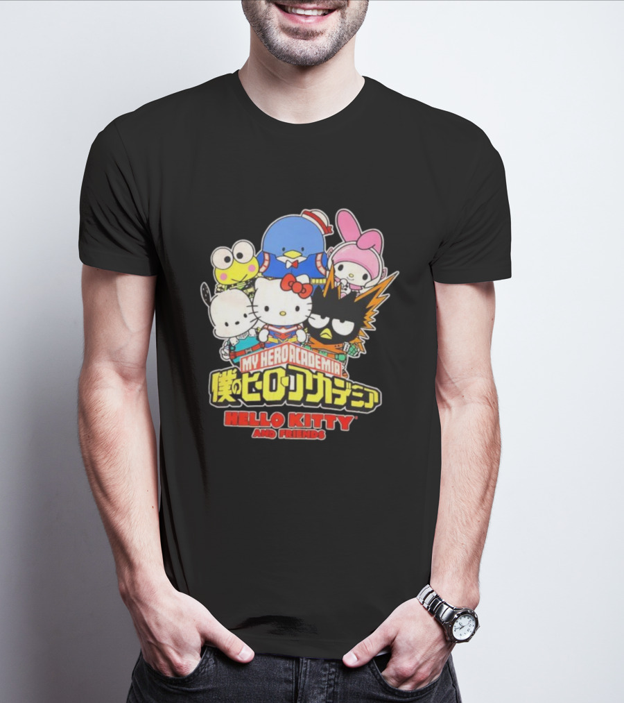 My Hero Academia Boku No Hiro Akademia Hello Kitty And Friends T-Shirt