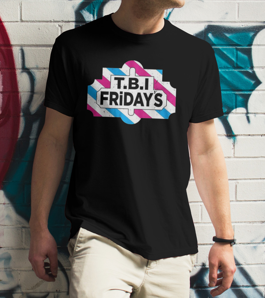 T.B.I Friday's Transgender Pride Flag T-Shirt