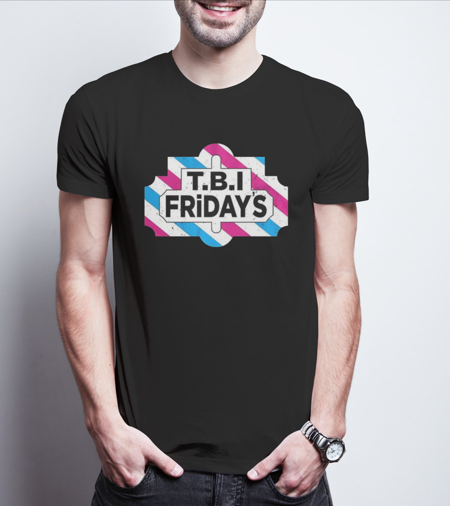 T.B.I Friday's Transgender Pride Flag T-Shirt