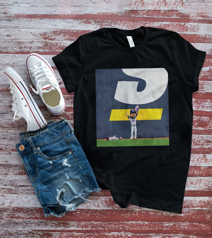 Andy Pages Catch World Series 2025 Champs Los Angeles Dodgers Victory Celebration T-Shirt