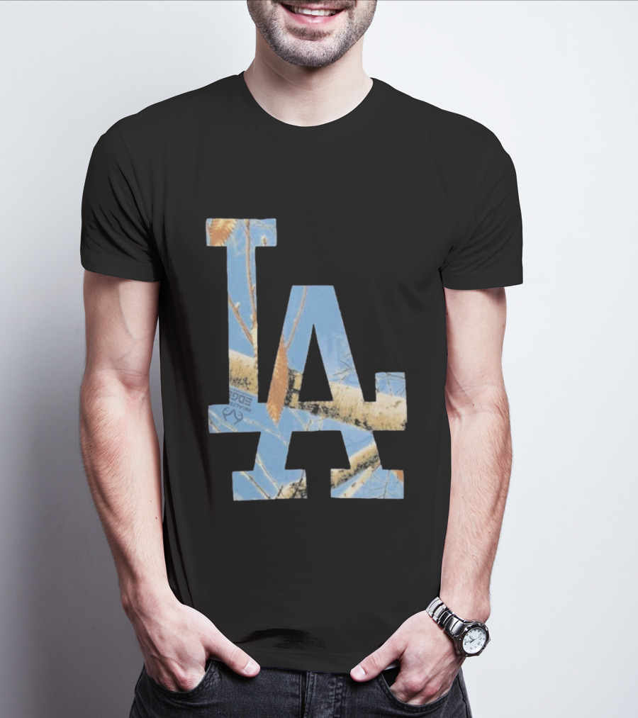 Los Angeles Dodgers LA Realtree Edge Camouflage T-Shirt