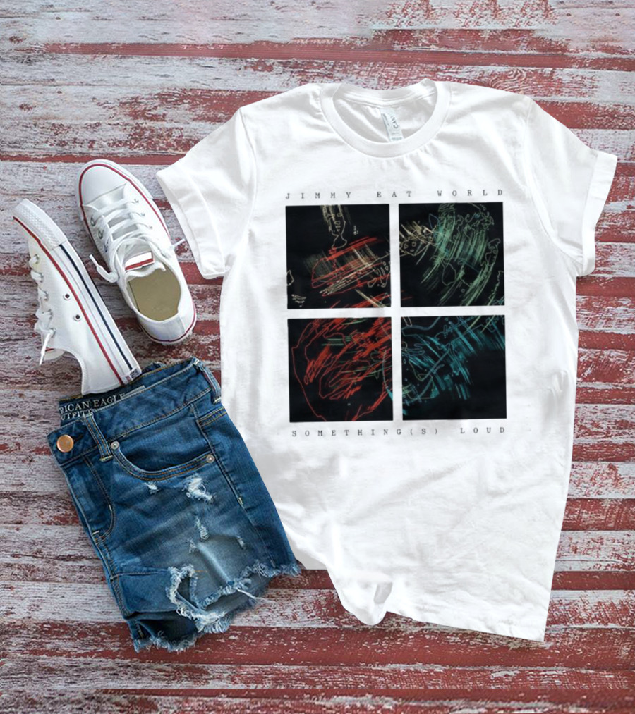 Jimmy Eat World Somethings Loud Quad Abstract Art T-Shirt
