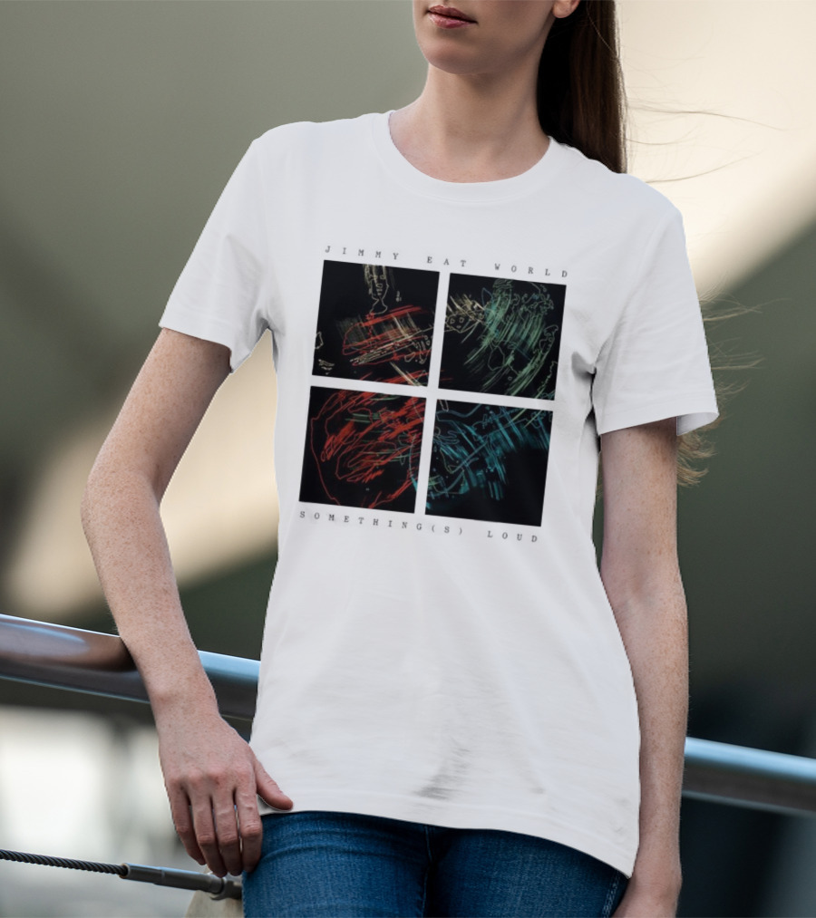 Jimmy Eat World Somethings Loud Quad Abstract Art T-Shirt