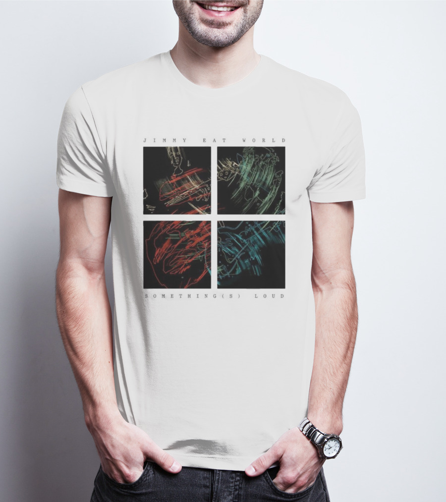 Jimmy Eat World Somethings Loud Quad Abstract Art T-Shirt