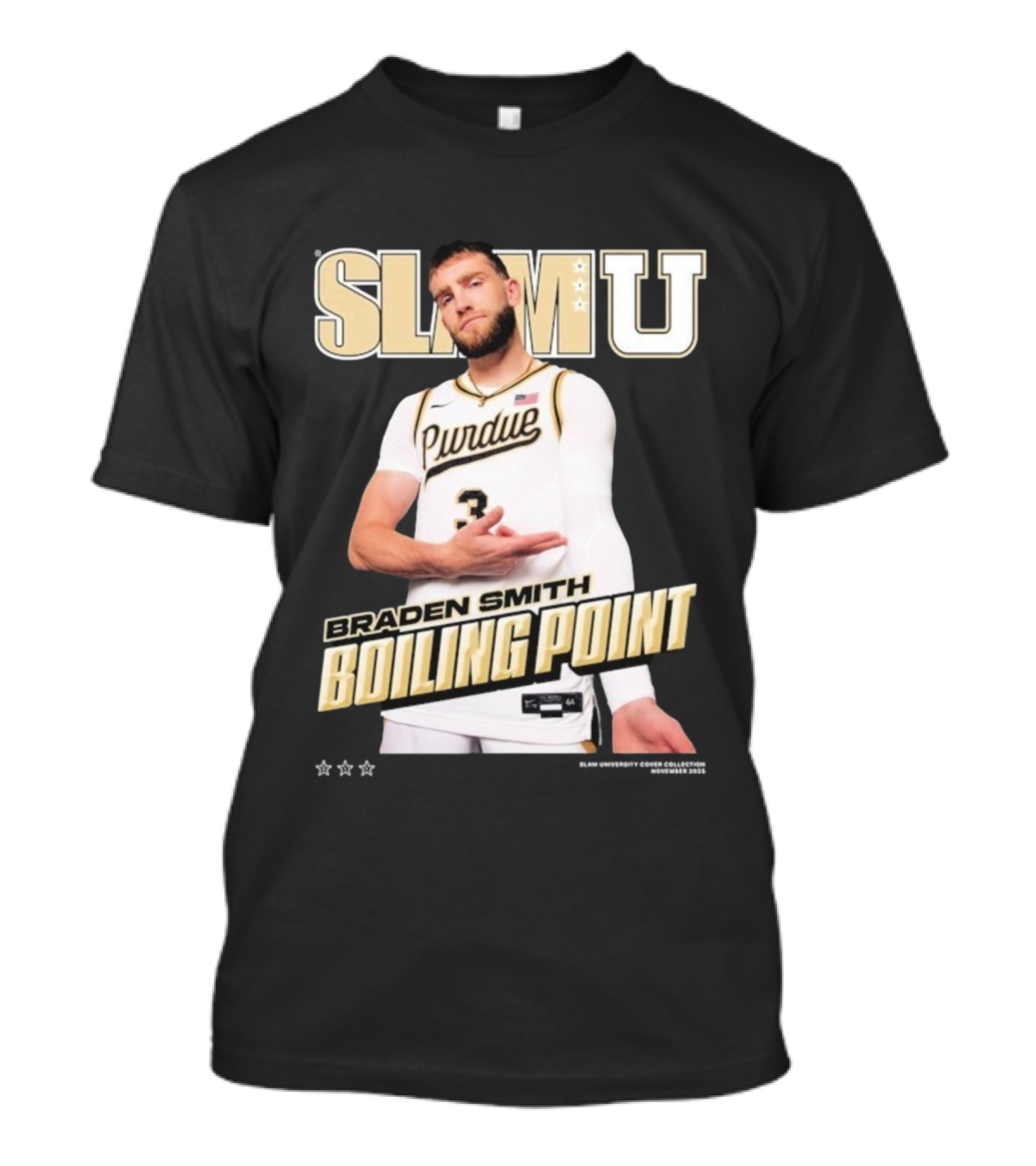 SlamU Braden Smith Boiling Point Purdue Boilermakers T-Shirt