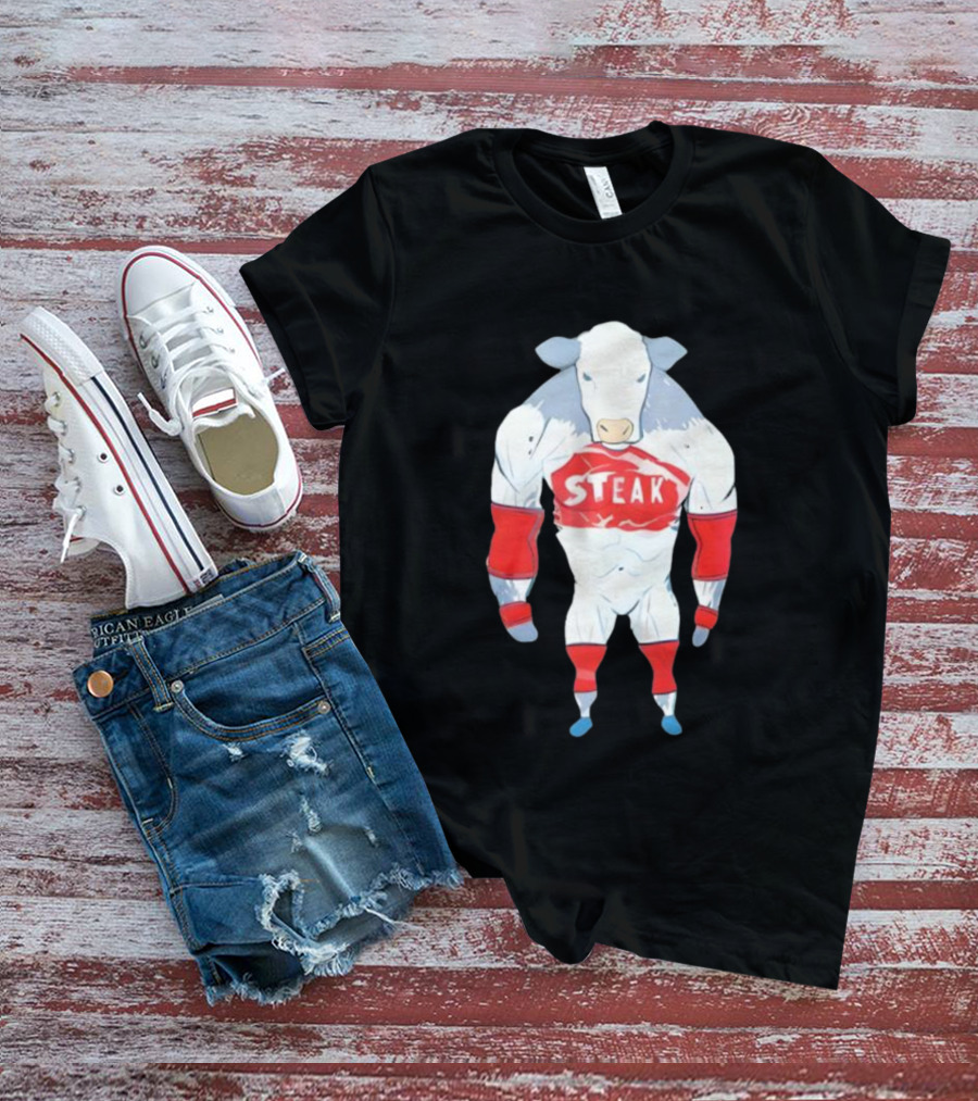 Dr Shawn Baker Cow Steak Muscle Beef Athlete T-Shirt