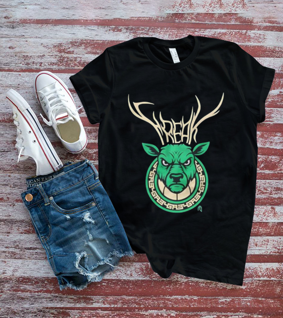 Freak Milwaukee Bucks Giannis Antetokounmpo Deer Player T-Shirt