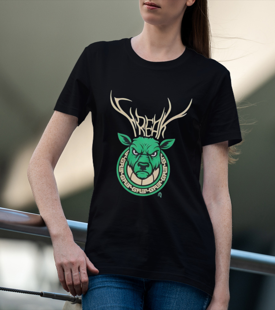 Freak Milwaukee Bucks Giannis Antetokounmpo Deer Player T-Shirt