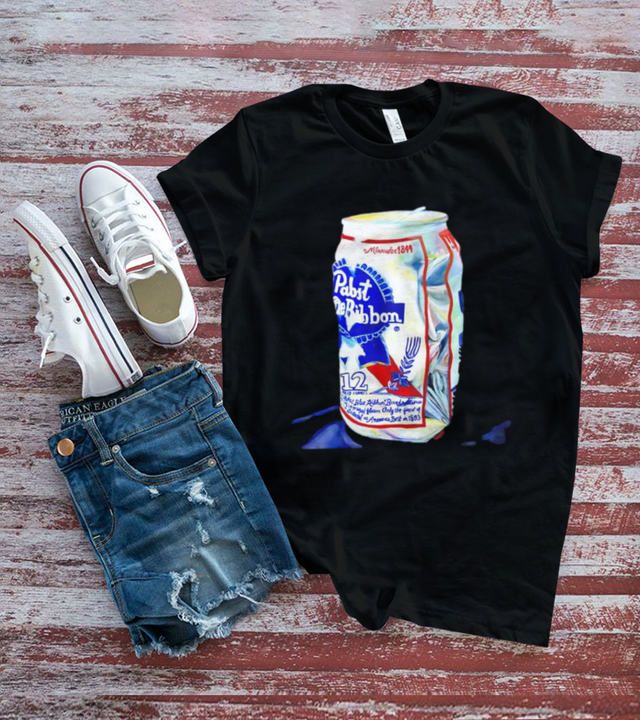 Milwaukee 1844 Pabst Blue Ribbon 12 Fluid Ounces America’s Best 1893 T-Shirt