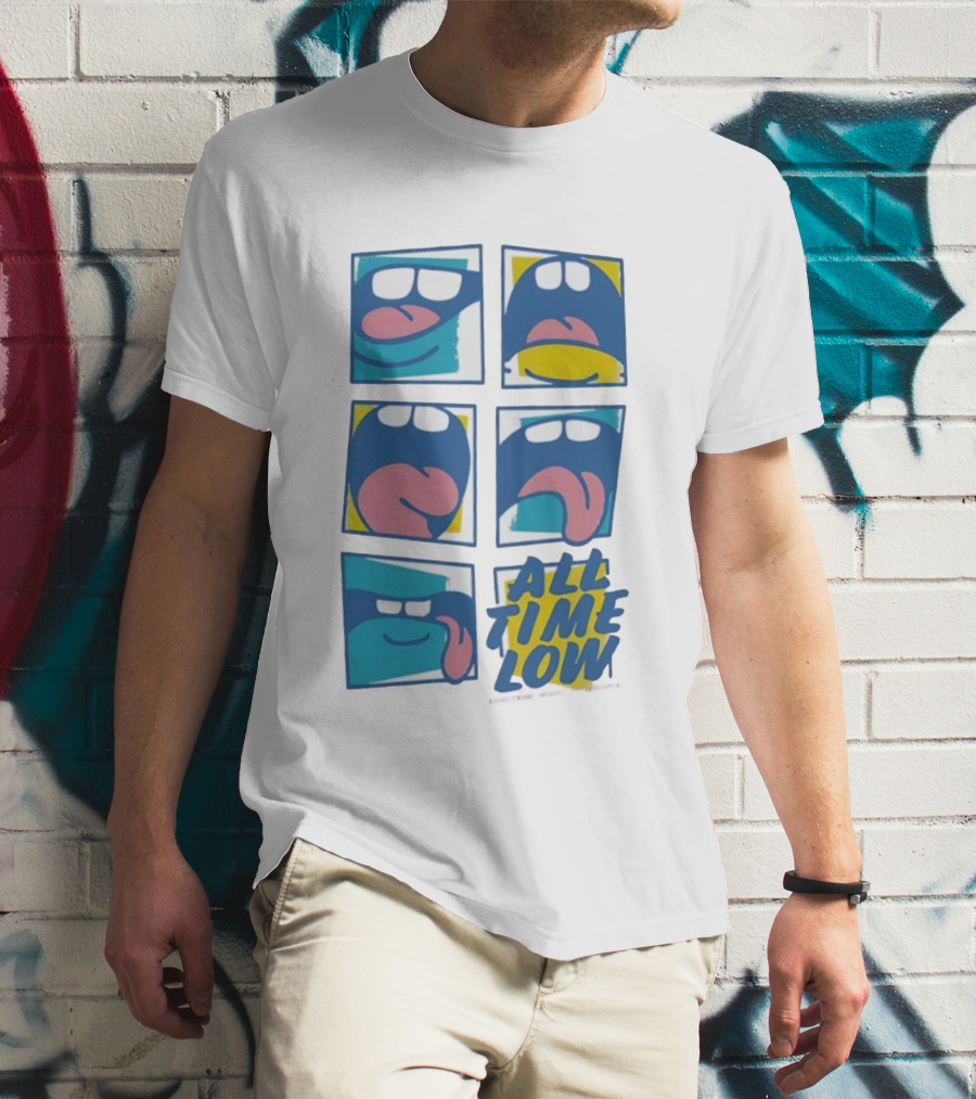 All Time Low Tour Grand Rapids Michigan Pop Art Expressions T-Shirt