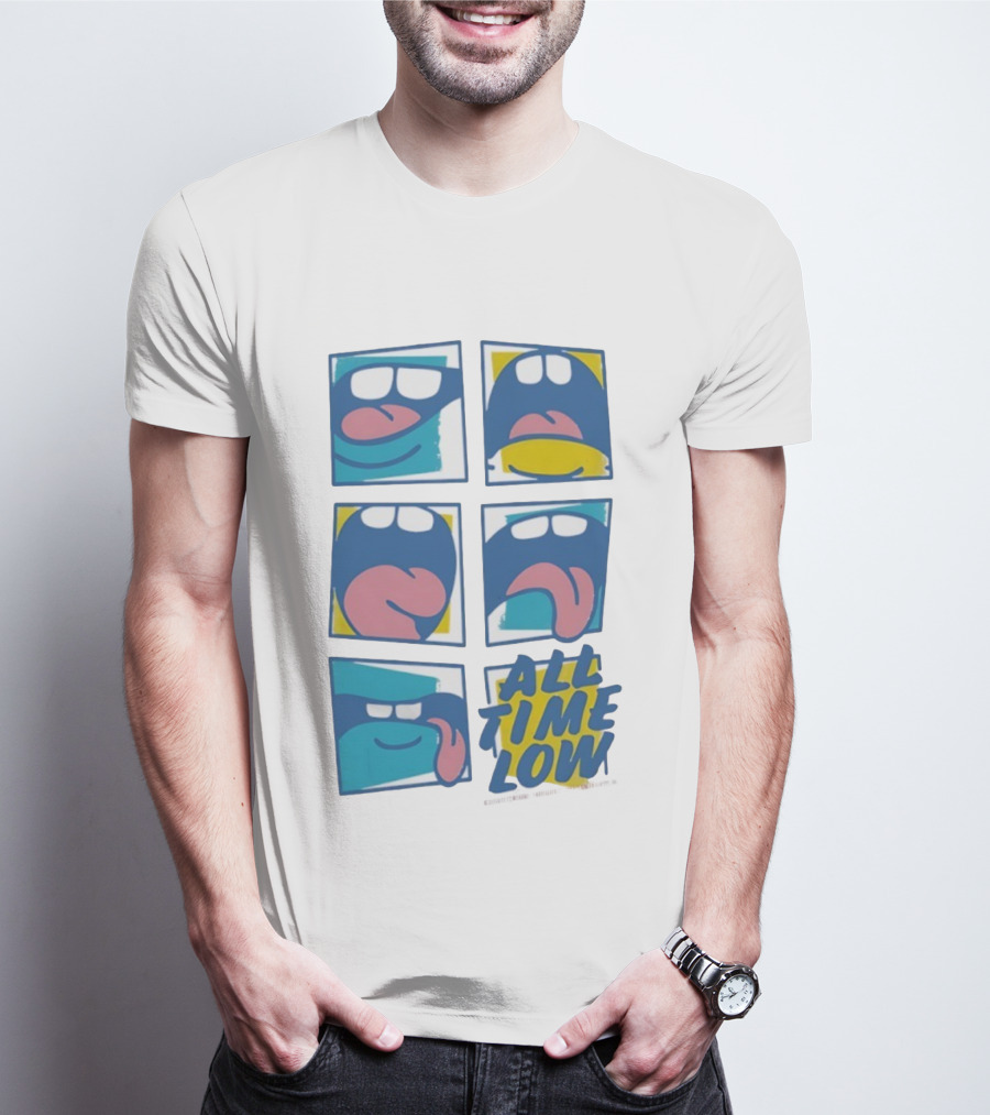 All Time Low Tour Grand Rapids Michigan Pop Art Expressions T-Shirt