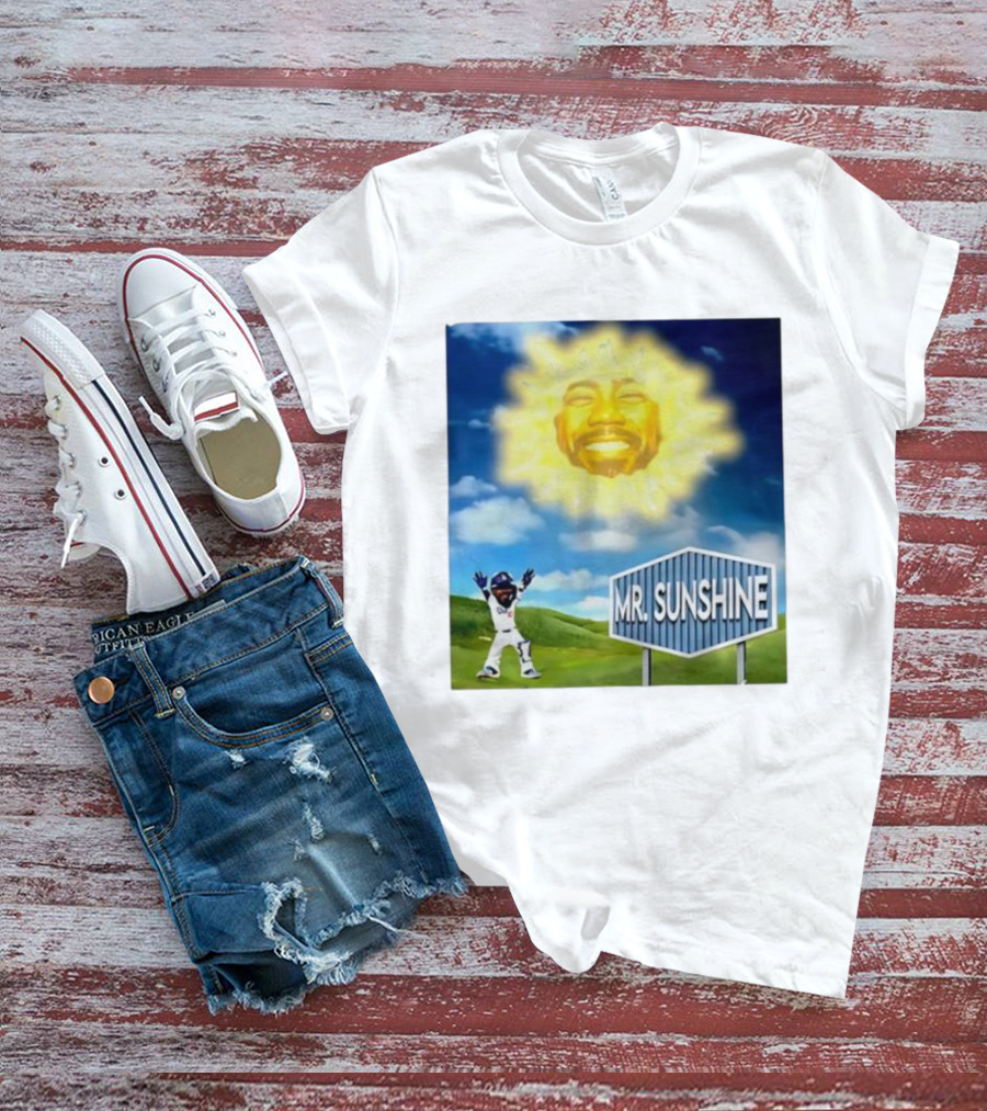 Dodgers Celebration Mini Mr. Sunshine LA Baseball Player T-Shirt