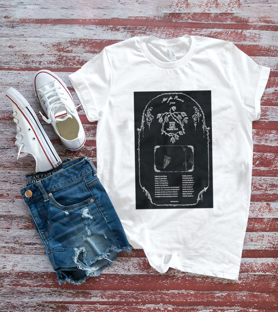 Not For Radio Presents Winter In The Garden Theatre Tour 2026 Oakland Chicago Brooklyn New York Los Angeles T-Shirt