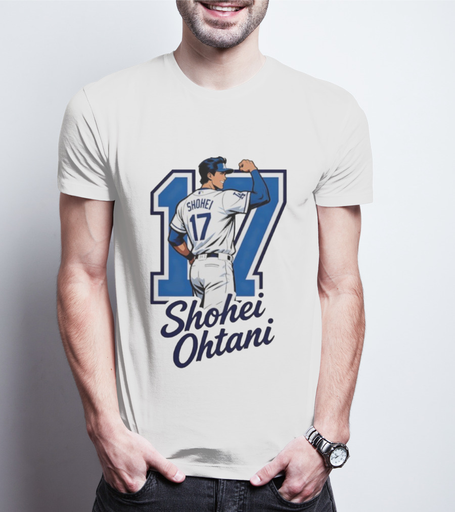 Shohei Ohtani 17 Los Angeles Dodgers Fan Gear T-Shirt