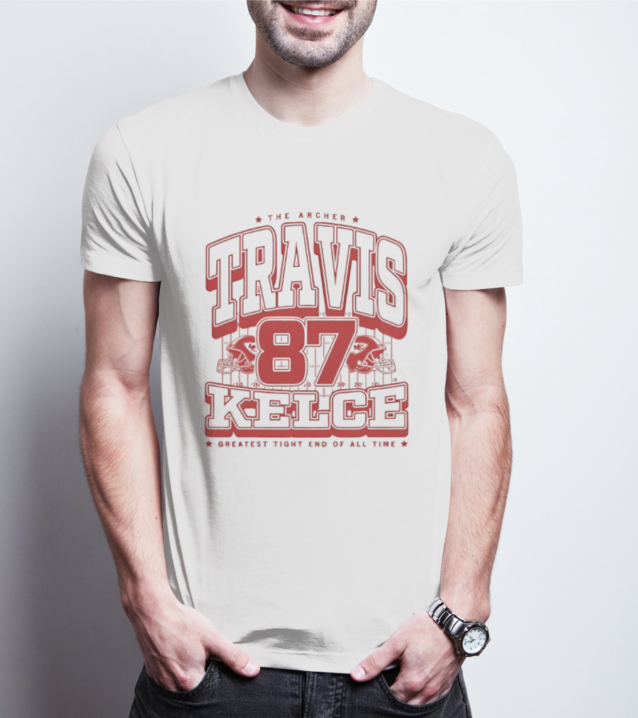The Archer Travis Kelce 87 Greatest Tight End Of All Time T-Shirt
