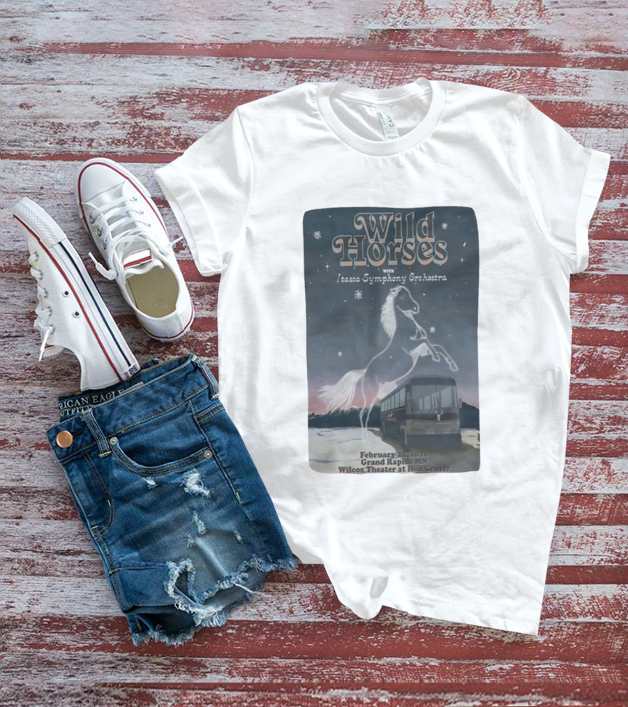 Wild Horses With Itasca Symphony Orchestra February 21 2026 Grand Rapids MN Wilcox Theater At Reif Center T-Shirt