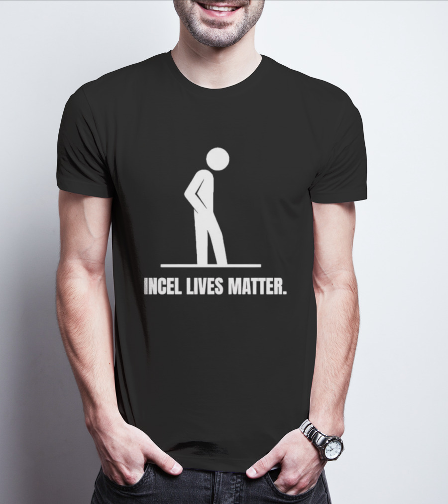 Incel Lives Matter Stick Figure Symbol T-Shirt