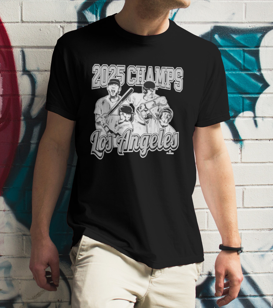 Los Angeles 2025 Champs Baseball Team Triumph T-Shirt