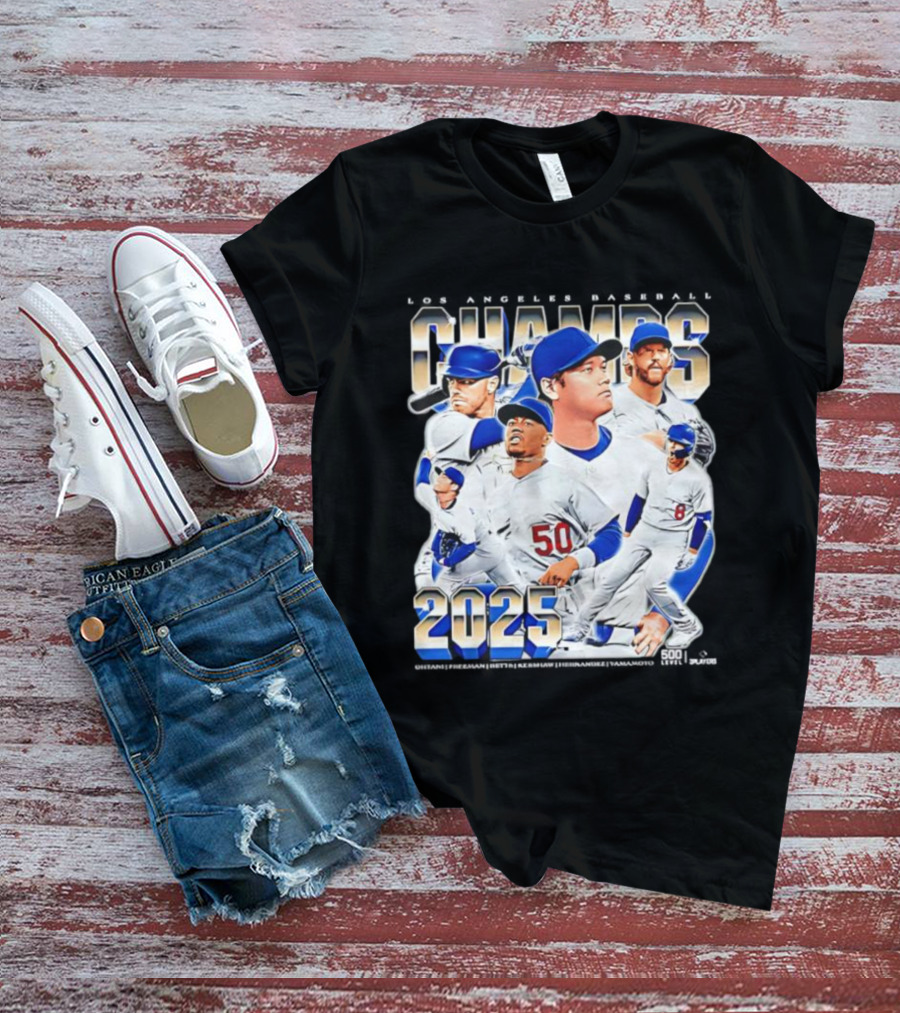 Los Angeles Baseball Champs 2025 Vintage T-Shirt