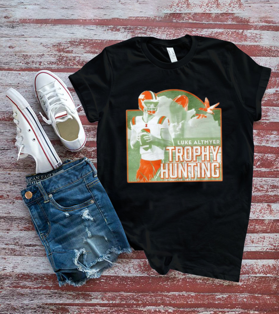 Luke Altmyer Illinois Trophy Hunting Quarterback Football T-Shirt