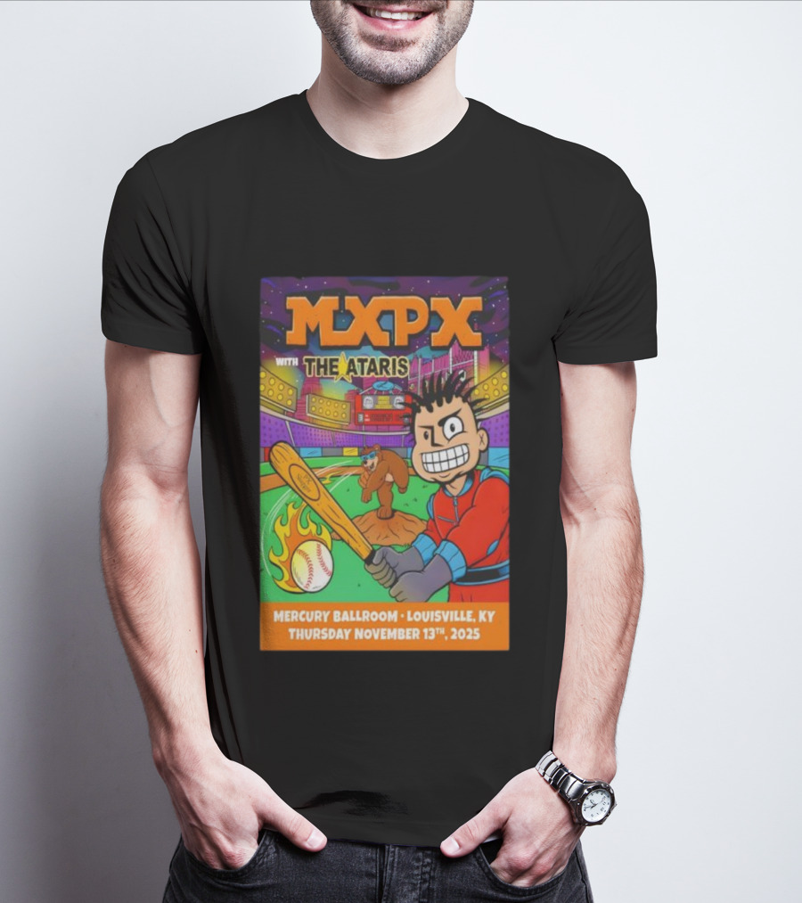 MXPX With The Ataris Concert Nov 13 2025 Mercury Ballroom Louisville KY T-Shirt