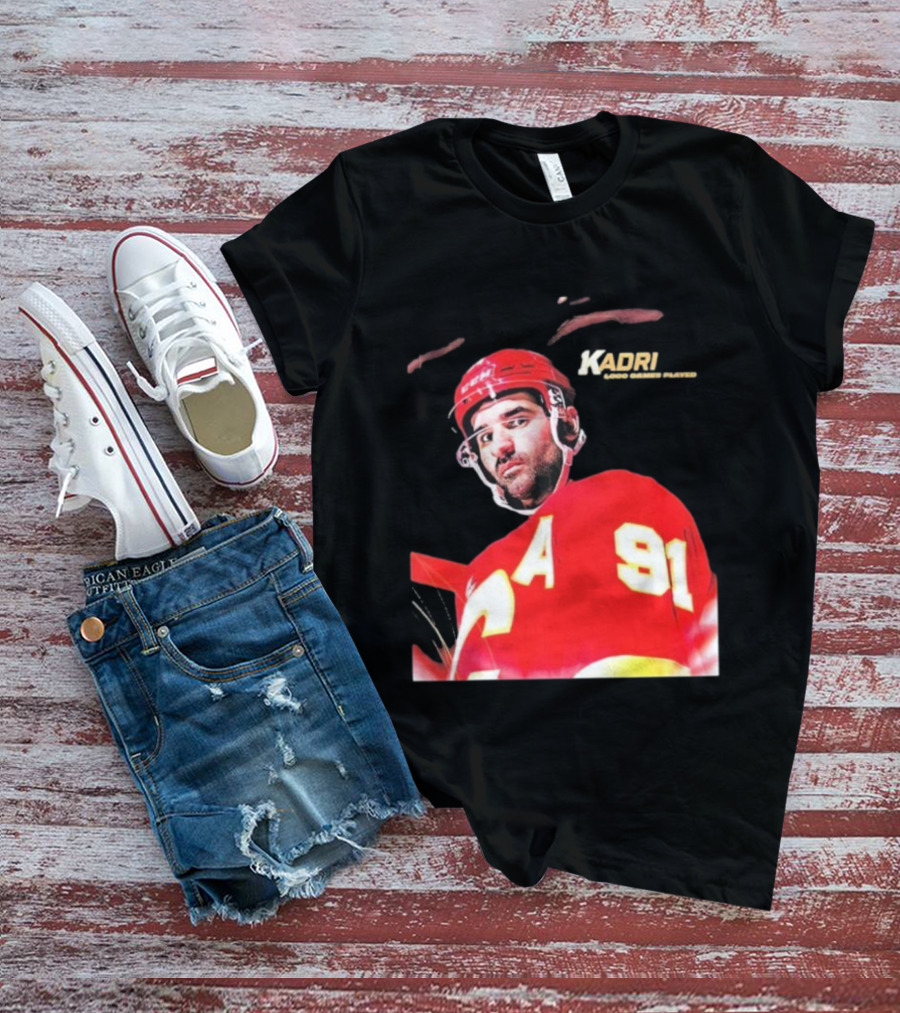Kadri Calgary Hockey 91 Achievement Milestone T-Shirt