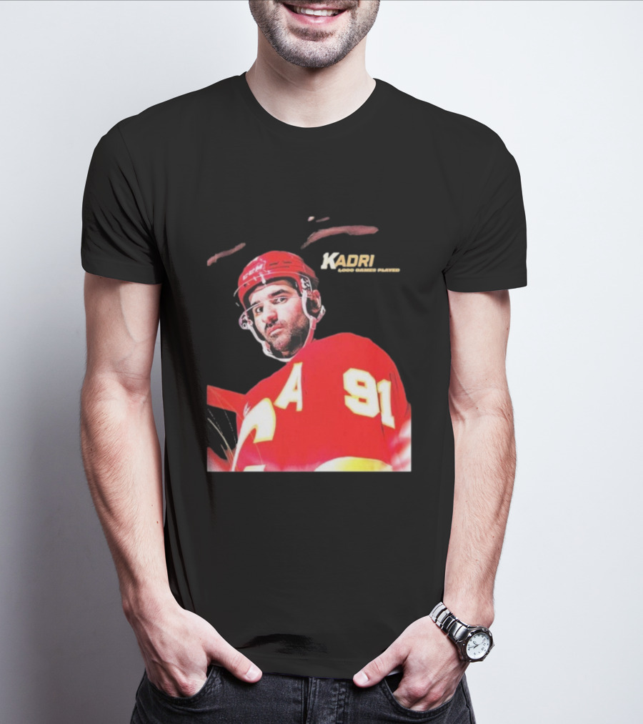 Kadri Calgary Hockey 91 Achievement Milestone T-Shirt