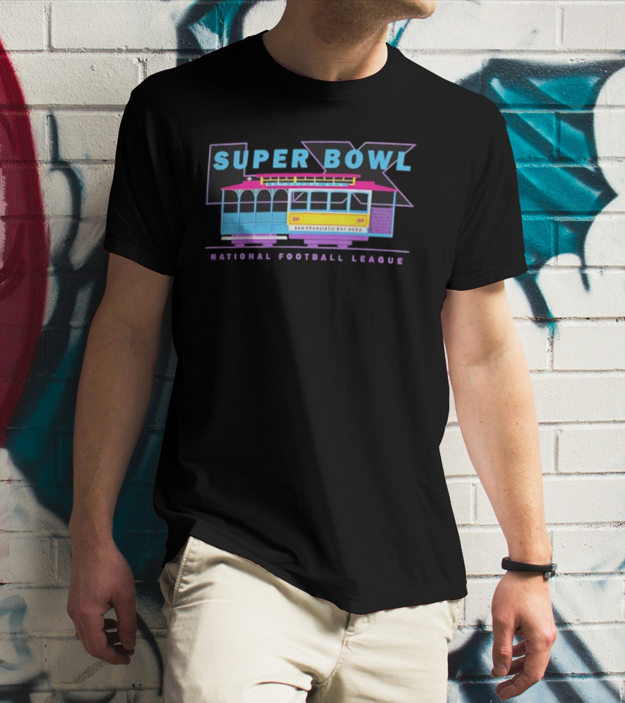Super Bowl LX National Football League Retro Trolley Theme T-Shirt