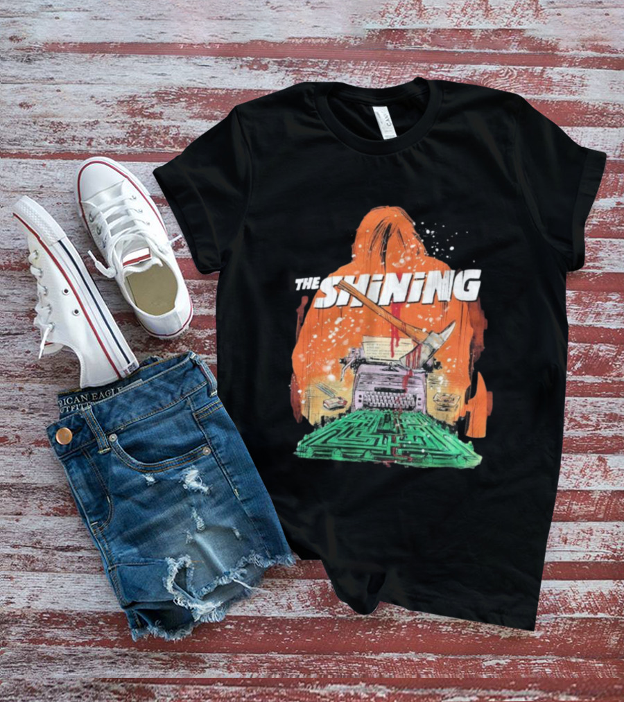 The Shining Axe Typewriter Maze Horror Icon T-Shirt