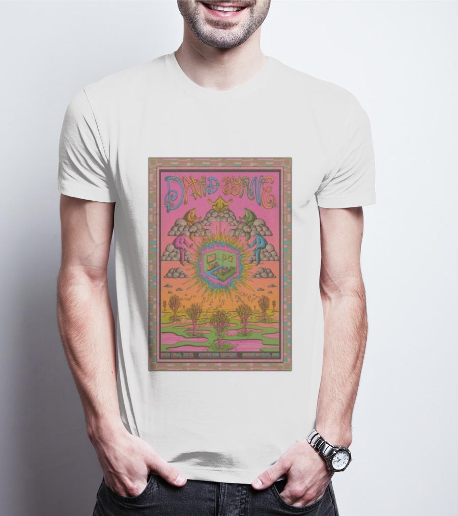 David Byrne Psychedelic Orpheum Theatre Minneapolis MN November 3-4 2025 Vibrant Event Imagery T-Shirt