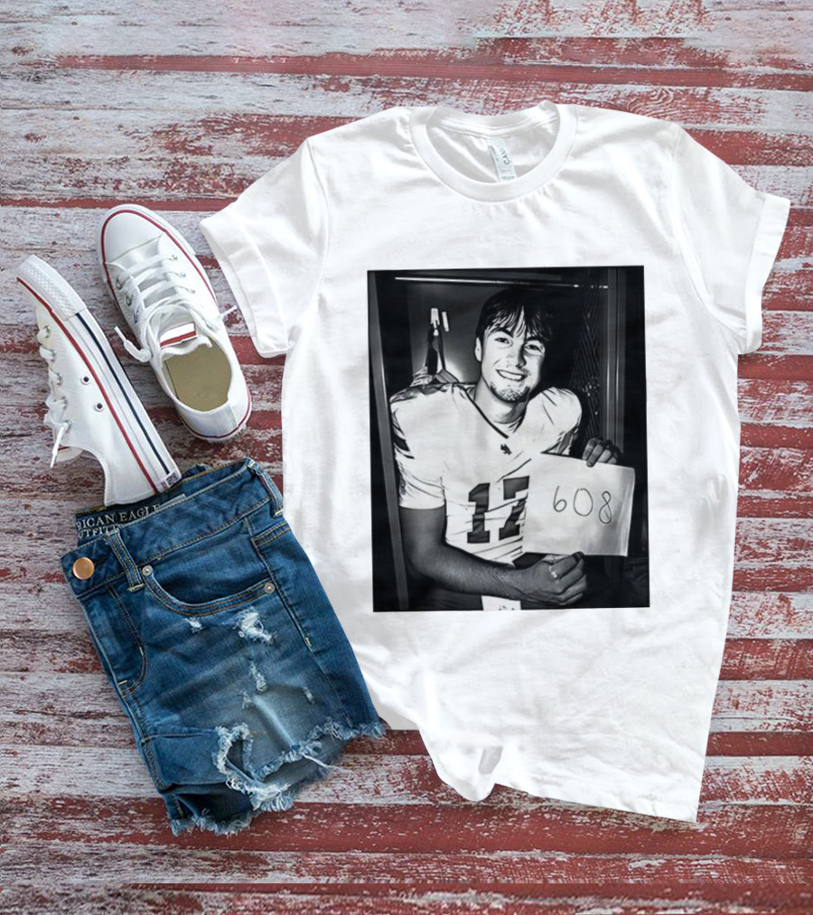 Drew Mestemaker 608 North Texas Mean Green Football Player 17 T-Shirt