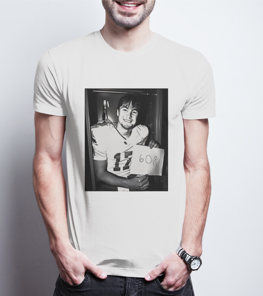 Drew Mestemaker 608 North Texas Mean Green Football Player 17 T-Shirt