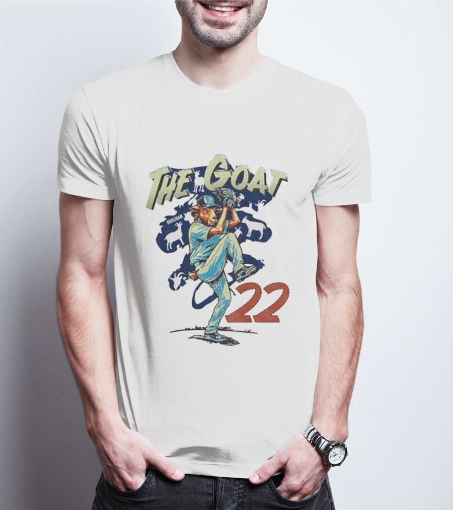 The Goat Clayton Kershaw 22 MLB Baseball 2025 T-Shirt