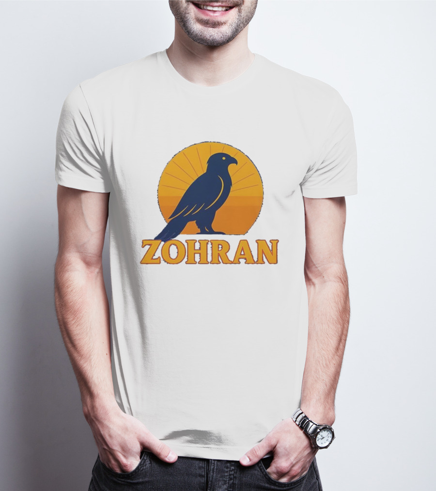 Zohran Eagle Sunrise Silhouette T-Shirt