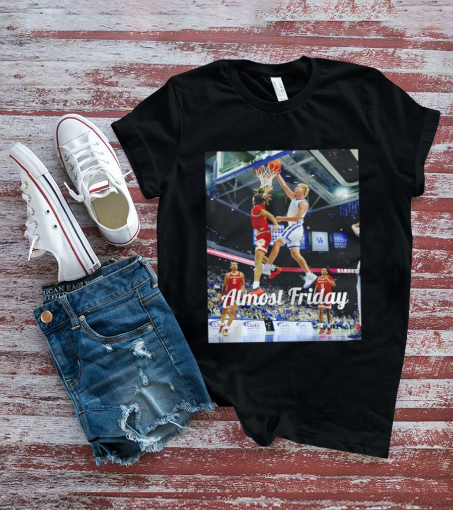 Kentucky Basketball Almost Friday Game Day Action T-Shirt