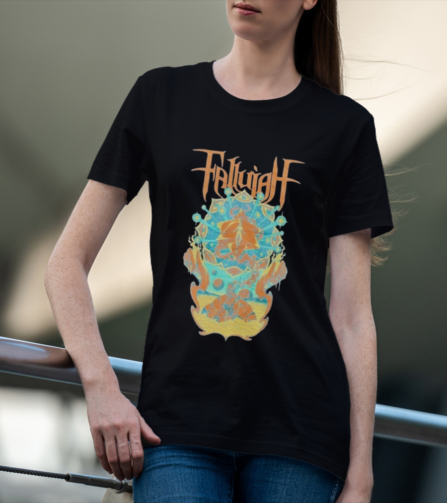 Fallujah Prism Psychedelic Cosmic Artwork T-Shirt
