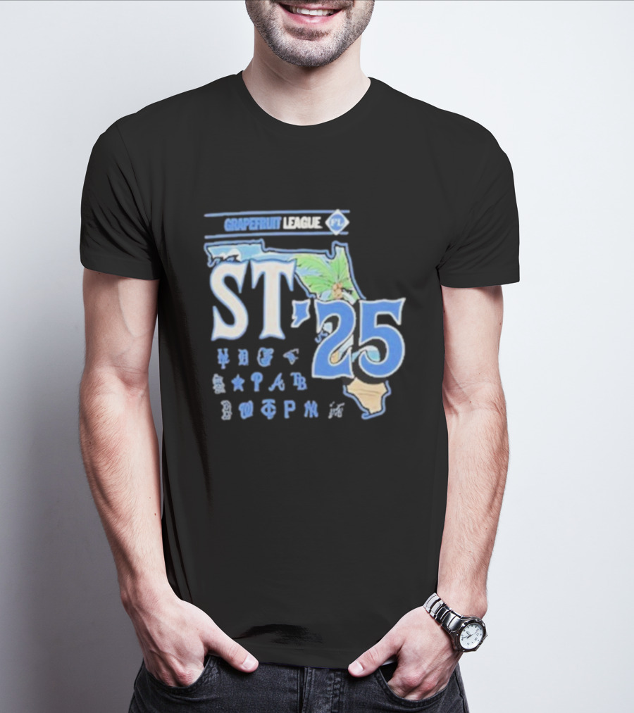 Grapefruit League Florida ST '25 MLB Baseball Spring Training T-Shirt