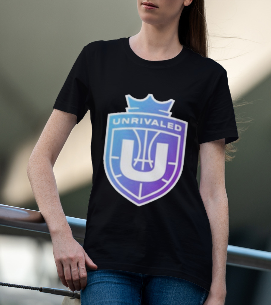 Unrivaled Gradient Basketball Crest T-Shirt