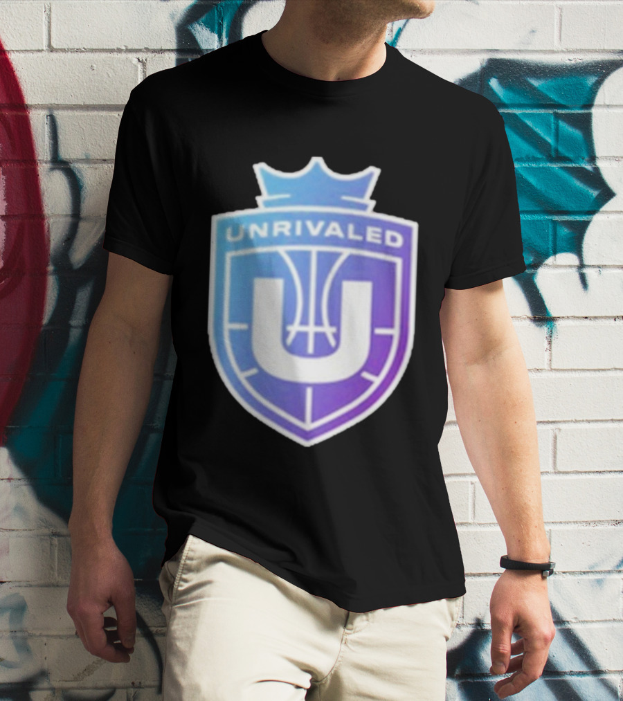Unrivaled Gradient Basketball Crest T-Shirt