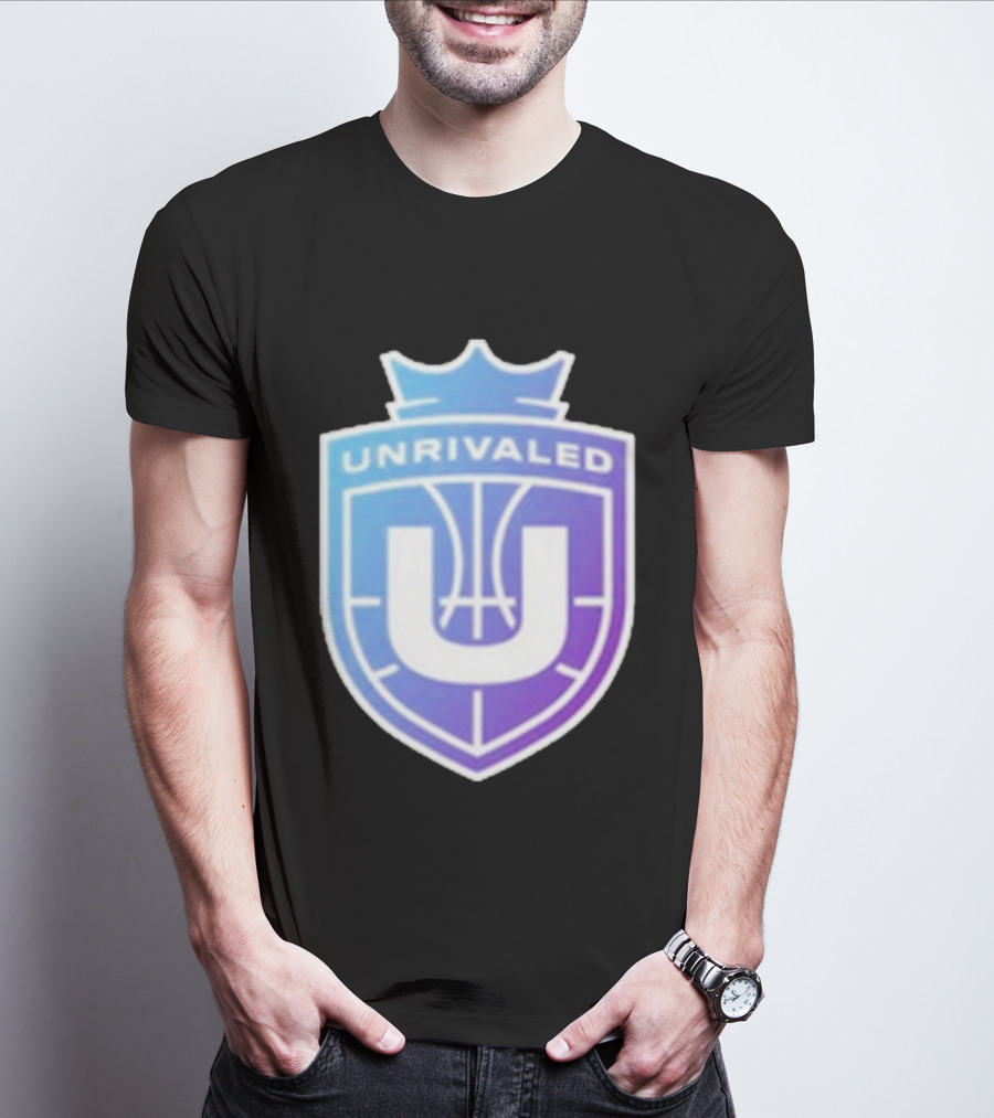 Unrivaled Gradient Basketball Crest T-Shirt