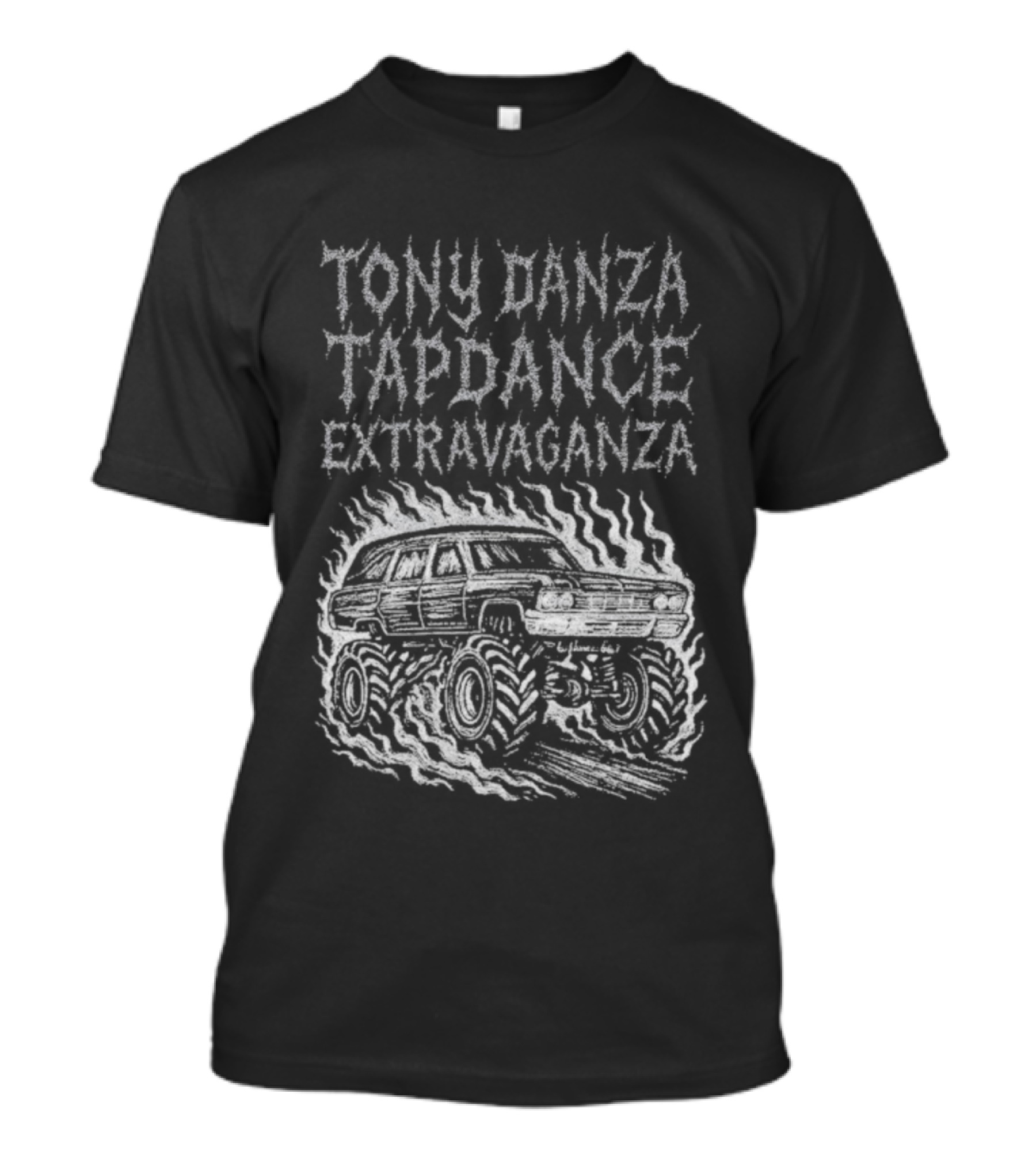 Tony Danza Tapdance Extravaganza Old School Monster Truck Illustration T-Shirt