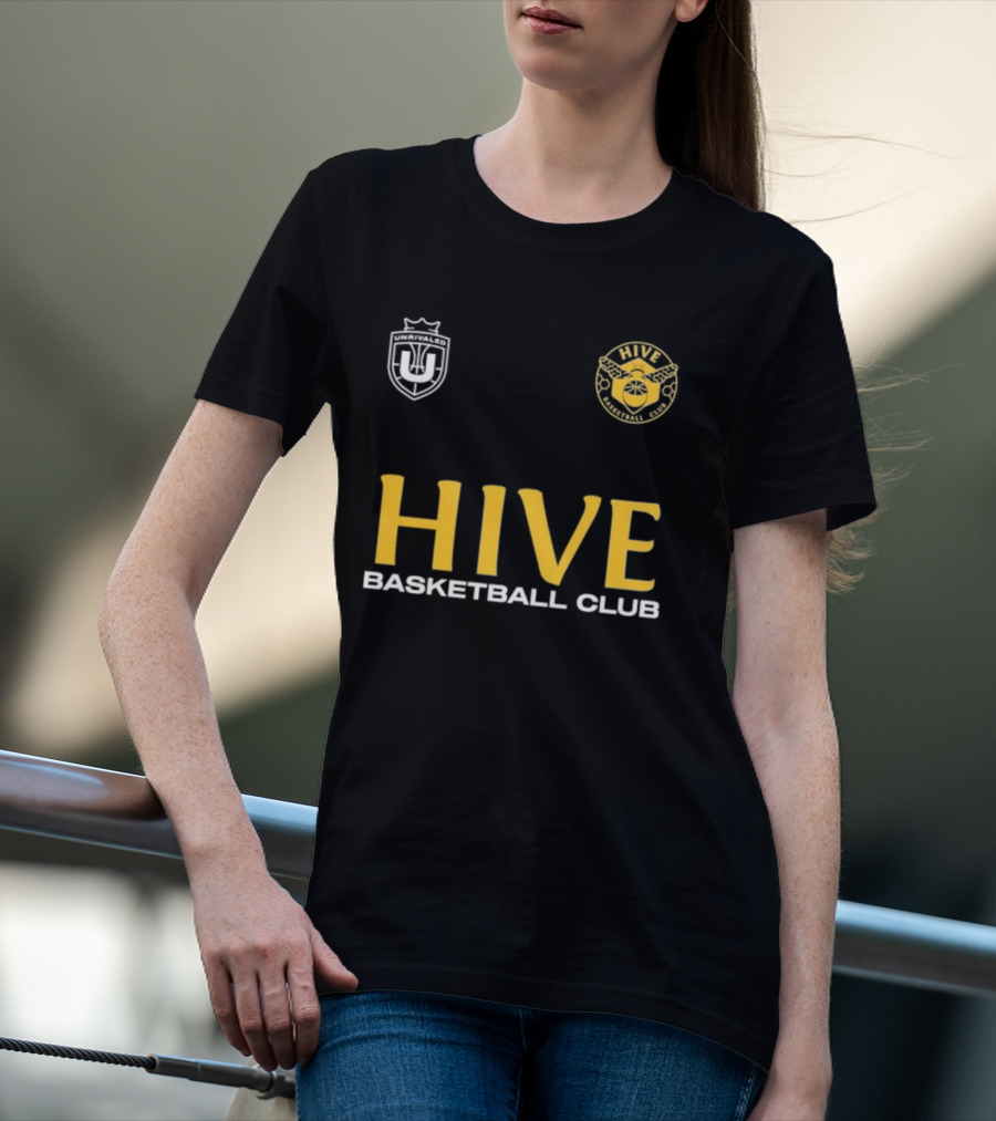 Unrivaled Hive Basketball Club Hive Classic Emblem Collaboration T-Shirt
