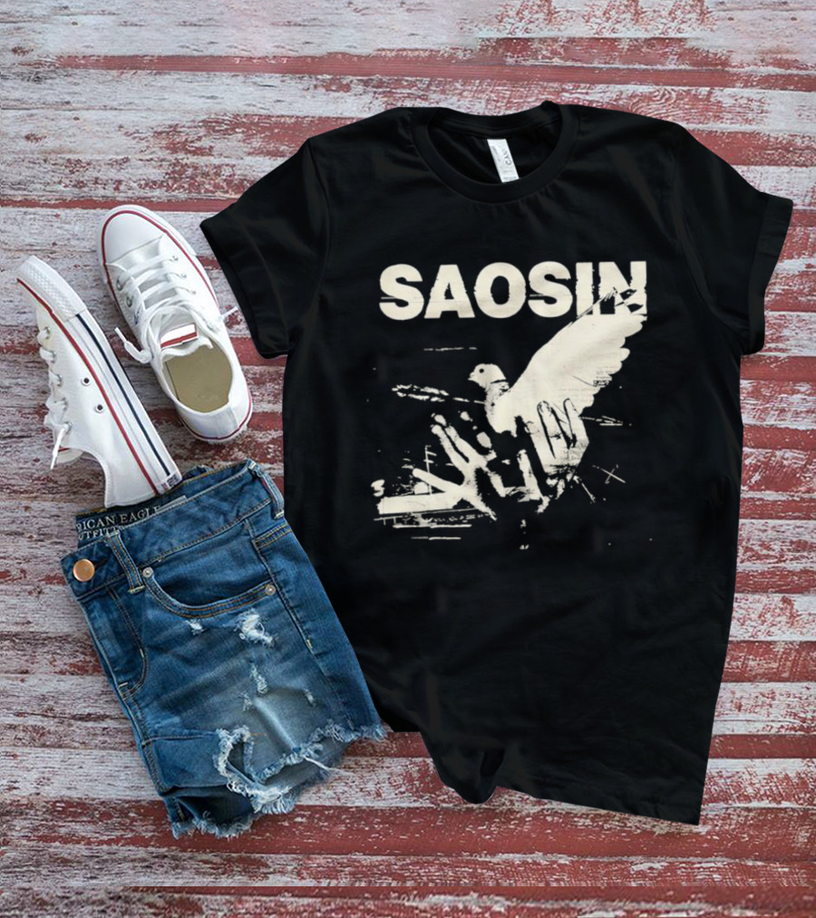 SAOSIN Bird Imagery Vintage Style T-Shirt